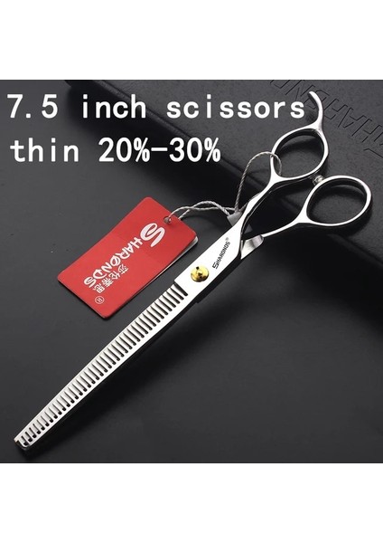 7.5 Inç Ince 20-30 Keskin Makas Seti Sharonds 440C 6/7/7.5 Inç Saç Kesimi Inceltme Makas Profesyonel Berber Dükkanı Kuaförlük Makas Saç Makası (Yurt Dışından) fiyatları