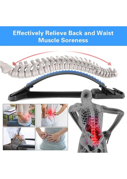 B Sırt Masajı Sedye Ekipmanları Masaj Aletleri Massageador Sihirli Streç Spor Bel Desteği Gevşeme Omurga Ağrısı Rölyef (Yurt Dışından) indirimleri