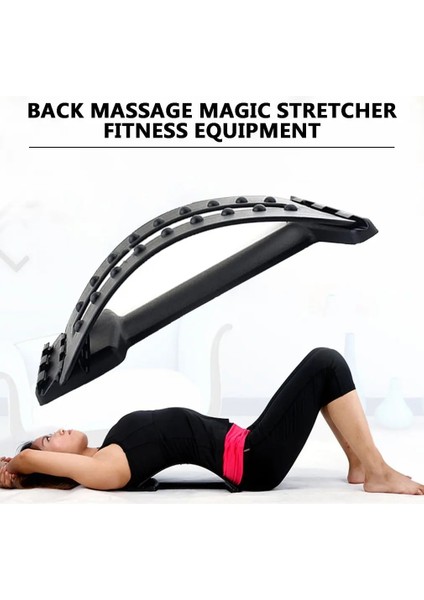 Sırt Masajı Sihirli Sedye Fitness Ekipmanları Streç Relax Mate Sedye Bel Desteği Omurga Ağrısı Giderici Kayropraktik (Yurt Dışından)