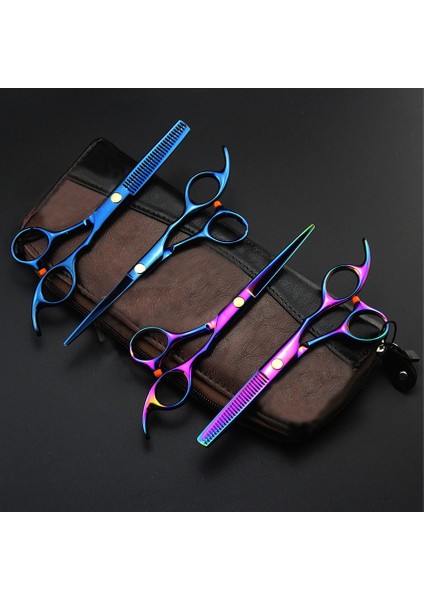6 Inç Set Profesyonel Japonya 6cr 5.5 6 ''saç Kesme Makası Saç Kesimi Inceltme Berber Makası Saç Kesme Makası Kuaförlük Makas Seti (Yurt Dışından) fiyatları
