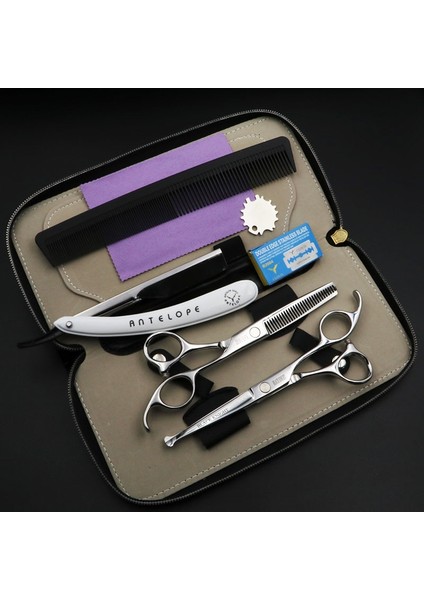 1 Adet 6 Inç Profesyonel Saç Makas Kuaförlük Seti Berber Kesme Makası Çocuk Güvenliği Kullanımı (Yurt Dışından) fiyatları