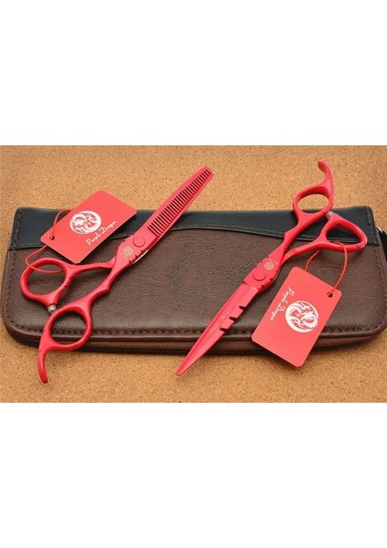 C1 Add G1 511 # Marka Mor Ejderha 5.5 '' Kuaförlük Makas 440C Siyah/kırmızı/beyaz Berber Kesme Makası Inceltme Makası Saç Makası (Yurt Dışından) fiyatları