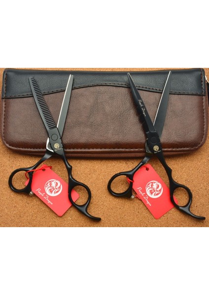 C1 Add G1 511 # Marka Mor Ejderha 5.5 '' Kuaförlük Makas 440C Siyah/kırmızı/beyaz Berber Kesme Makası Inceltme Makası Saç Makası (Yurt Dışından) indirimleri