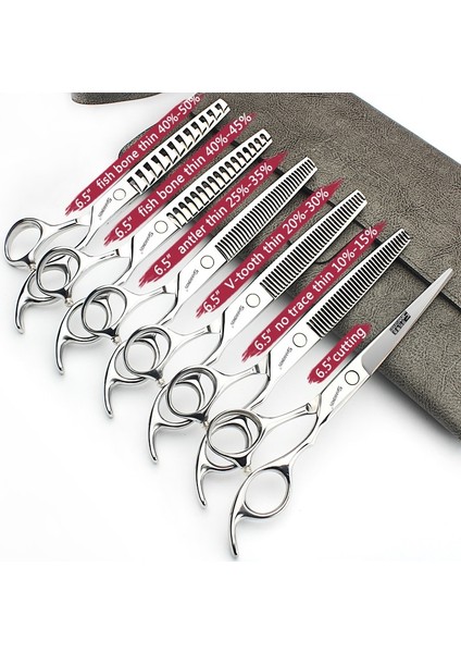 6 Inç 2 Adet 6/6.5/7/7.5 Inç Japon Profesyonel Kuaförlük Makas Berber Dükkanı Makası Saç Kesme Makası Inceltme Oranı Makas Seti (Yurt Dışından) modelleri