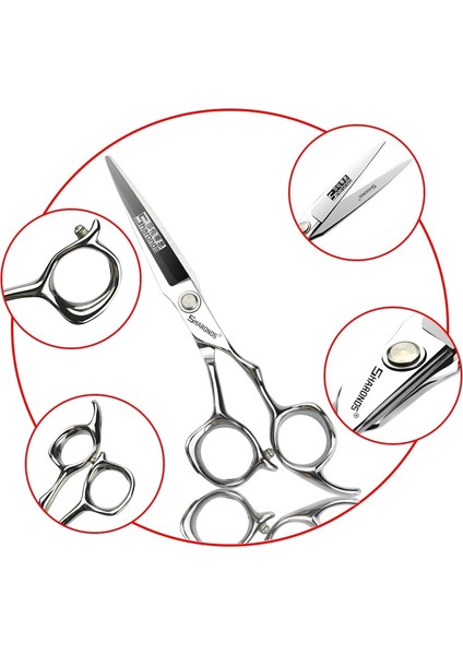 6 Inç 2 Adet 6/6.5/7/7.5 Inç Japon Profesyonel Kuaförlük Makas Berber Dükkanı Makası Saç Kesme Makası Inceltme Oranı Makas Seti (Yurt Dışından) indirimleri