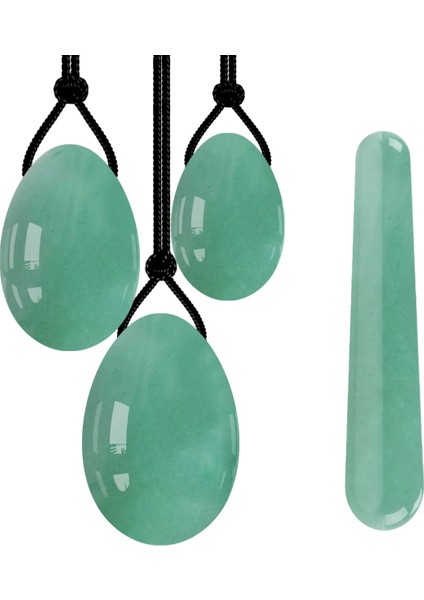 Kutulu Delinmiş Set Yeşil Aventurin Yoni Yumurta Kege Topu 100% Doğal Yeşim Yumurta Kadın Kegel Egzersiz Delinmiş ve Delinmemiş Kadınsı Hijyen Topları (Yurt Dışından) fiyatları