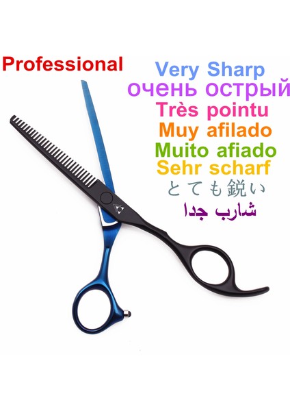888 Yin Ping 5.5 5.5 6.0 ''saç Kesimi Makası Profesyonel Kuaförlük Makas Inceltme Berber Makası Saç Kesme Makası 440C Japonya Çelik 888 # (Yurt Dışından)