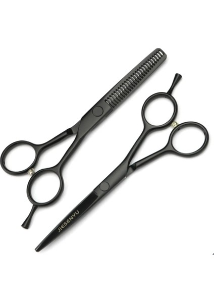 5.5 Kesim Makas Japonya 440C4 Inç / 5 Inç / 5.5 Inç Siyah Kuaförlük Makas Saç Berber Kesme Makası Kuaförlük Profesyonel Makas (Yurt Dışından)