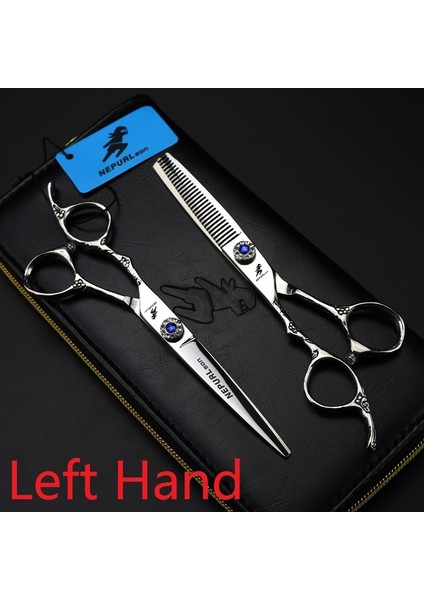NS-118C Çantası Olmadan Nepurlson 6 Inç Salon Sol El Kuaförlük Makas 440C Japonya Çelik Profesyonel Berber Saç Kesme Inceltme Makas (Yurt Dışından) fiyatları