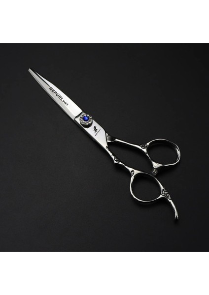 NS-118C Çantası Olmadan Nepurlson 6 Inç Salon Sol El Kuaförlük Makas 440C Japonya Çelik Profesyonel Berber Saç Kesme Inceltme Makas (Yurt Dışından) indirimleri