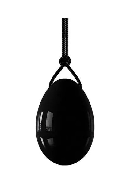 Siyah Obsidian L-4.5X3CM Yoni Yumurta Kegel Egzersiz Pelvik Zemin Masajı Kadınlar Için Doğal Yeşim Taş Yeşim Topları Vajinal Masaj Sağlığı Sağlığı (Yurt Dışından)