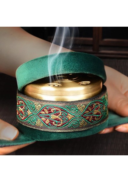 Kutular ve Çanta Pirinç Bakır Moxa Yakı Kutusu Çantası Moxa Brülör Akupunktur Rulo Çubuk Tutucu Boyun Kol Vücut Akupunktur Noktası Masaj Terapi Cihazı (Yurt Dışından)