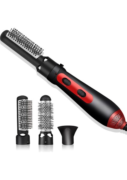 Abd Plug 3'ü 1 Arada Saç Kurutma Makinesi Fırçası Çok Fonksiyonlu Sıcak Hava Fırçası Profesyonel Saç Kurutma Makinesi ve Düzleştirme Fırçası Elektrikli Saç Üfleme Fırçası (Yurt Dışından)