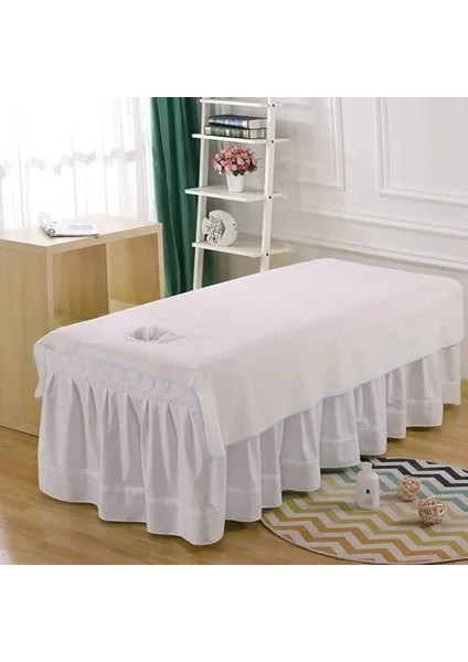 Açık Yeşil 120CM220CM Saf Pamuk Yıkanmış Pamuk Çarşaf Masaj Sağlık Kulübü Masaj Salonu Masaj Masası Için Yüz Deliği ile Adanmış (Yurt Dışından) modelleri