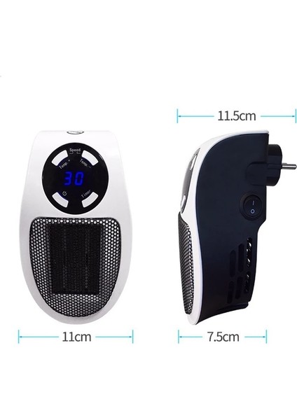 Beyaz Au Tak Yeni Stil Mini Ev Yatak Odası Ofis Masaüstü Isıtma Fanı Elektrikli Sıcak Hava Üfleyici Isıtıcı (Yurt Dışından) fiyatları