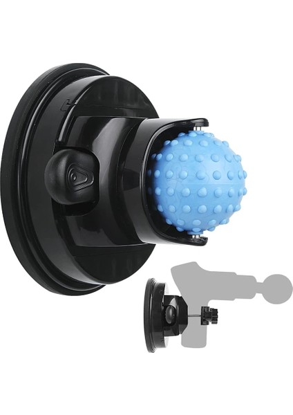 02 Tutucusuz 2'si 1 Arada Monte Edilebilir Duvar Vakum Vantuzları Masaj Tabancası Tutucusu Kendi Kendine Masaj Için Masaj Topu Rulo Derin Doku Kasları Rahatlatmak Için (Yurt Dışından) fiyatları