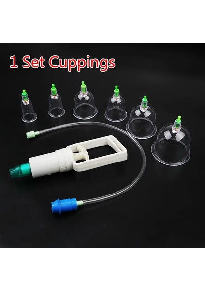 No.6 Fincan 6 Adet Vakum Çukurluğu Setleri Pompa Tabancası Vantuz Sırt Masajı Vücut Kupası Detoks Anti Selülit Terapi Kutuları Sağlıklı Bakım Kavanozları (Yurt Dışından) indirimleri
