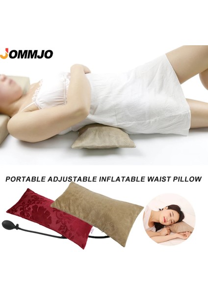 Belge Şişme Bel Destek Yastığı, Ev, Ofis, Araba Için El Basıncıyla Şişirilebilen Taşınabilir Bel Desteği Sırtlık Minderleri (Yurt Dışından) fiyatları