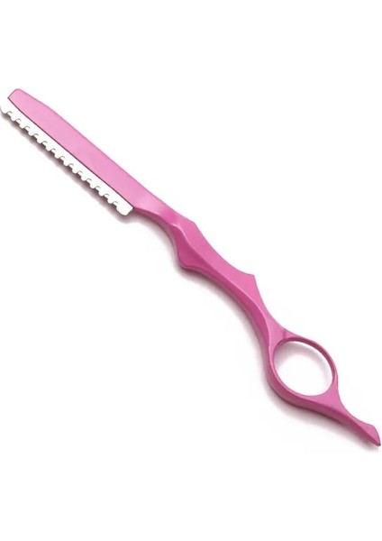 Pembe Profesyonel 2 In 1 Kesim Saç Makas Jilet Kesme Berber Inceltme Makası Saç Kesimi Makas Saç Kesme Makinesi Kuaför Makası (Yurt Dışından)