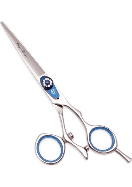 Z9019 Yin D 55N Profesyonel Kuaförlük Makas 5.5 "6" Mor Ejderha Jp 440C Döner Başparmak Saç Kesme Makas Berber Inceltme Makası Z9019 (Yurt Dışından)