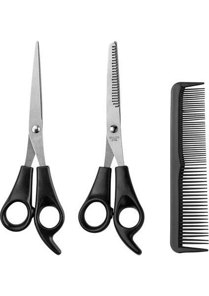 3 Adet 3 Adet/takım Çocuk Kuaför Makas Seti Araçları Seyrek Saç Kesme Tarak Saç Kesme Aksesuarları Salon Kuaför (Yurt Dışından)