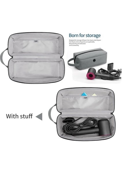 Ejderha Dans Kumaş Taşınabilir Seyahat Çantası Saklama Çantası Dyson Saç Kurutma Paketi Küçük Parçalar Taşıma Çantası Asılı Çanta Organizatör Aksesuarları Kapasiteli (Yurt Dışından)