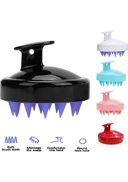 Tip 8 1 Adet Yumuşak Silikon Kafa Derisi Masaj Tarak Şampuan Fırçası Saç Yıkama Tarağı Banyo Duş Fırçası Kuaför Kuaförlük Aracı (Yurt Dışından) fiyatları