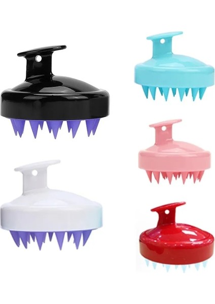 Tip 8 1 Adet Yumuşak Silikon Kafa Derisi Masaj Tarak Şampuan Fırçası Saç Yıkama Tarağı Banyo Duş Fırçası Kuaför Kuaförlük Aracı (Yurt Dışından) fırsatları