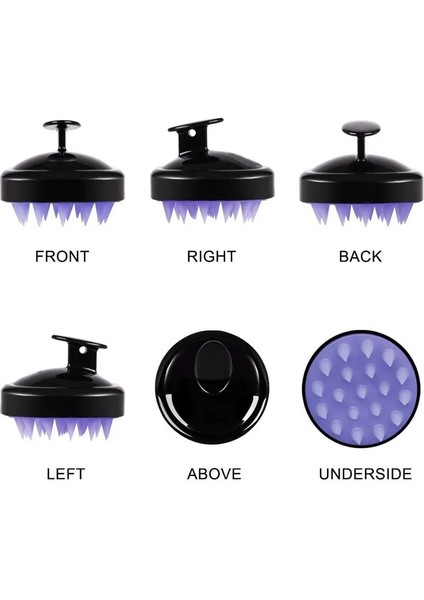 Tip 8 1 Adet Yumuşak Silikon Kafa Derisi Masaj Tarak Şampuan Fırçası Saç Yıkama Tarağı Banyo Duş Fırçası Kuaför Kuaförlük Aracı (Yurt Dışından) indirimleri