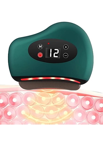9 Beyaz (Kırmızı) 110V, USB Güzellik Aracı Elektronik Gua Sha Kurulu Yüz Boyun Cilt Yaşlanma Karşıtı Yüz Masajı (Yurt Dışından) fiyatları