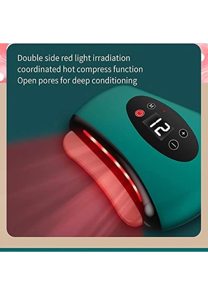 9 Beyaz (Kırmızı) 110V, USB Güzellik Aracı Elektronik Gua Sha Kurulu Yüz Boyun Cilt Yaşlanma Karşıtı Yüz Masajı (Yurt Dışından) indirimleri