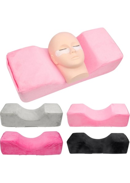 Pembe Kirpik Yastık Kirpik Yastık Boyun Desteği Yumuşak Aşılama Kirpik Bellek Köpük Kirpik Uzatma Yastık Makyaj Salonu Cepli (Yurt Dışından)