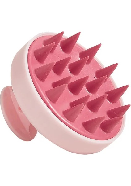 Pembe 1 Adet El Masaj Fırçası Silikon Şampuan Saç Derisi Saç Masajı Kafa Vücut Saç Derisi Masaj Fırçası Tarak Spa Masaj Saç Yıkama Tarağı (Yurt Dışından)