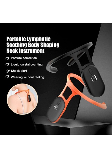 Turuncu Sırt Desteği Mericle Ultrasonik Lenfatik Yatıştırıcı Vücut Slimory Ultrasonik Lenfatik Yatıştırıcı Boyun Enstrümanı Boyun Masajı Bakımı (Yurt Dışından) indirimleri