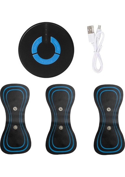 2 Adet Pedleri Taşınabilir Boyun Masajı Mini Elektrikli Uygun Akıllı Servikal Masaj Çıkartmaları Meridyen Masaj Kas Rölyef Ağrısı (Yurt Dışından)