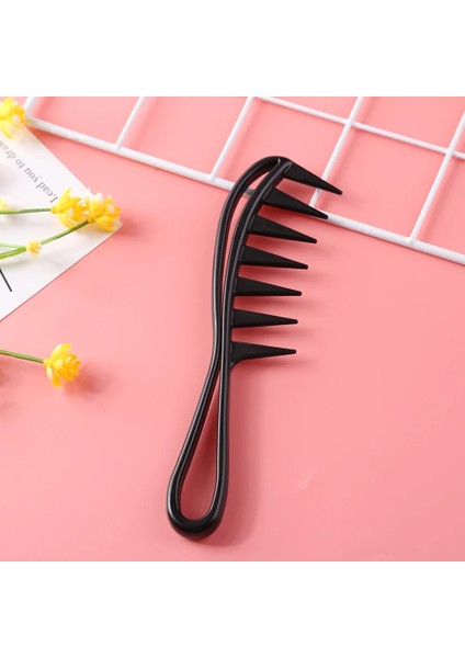 Gri Geniş Diş Tarak Kıvırcık Saç Detangle Taşınabilir Fırça Anti-Statik Tarak Saç Fırçası (Yurt Dışından) modelleri