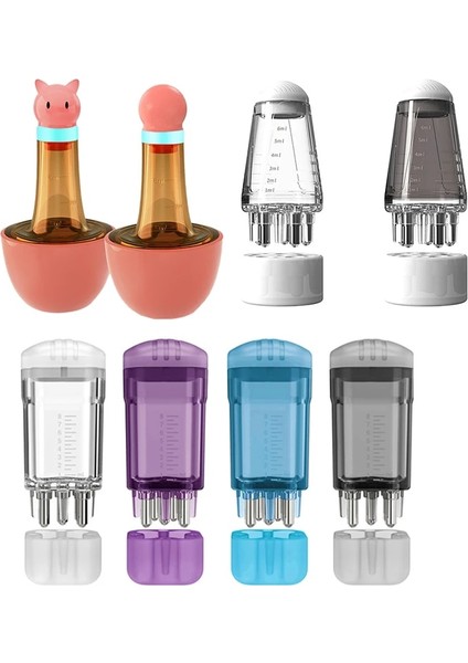 8 ml Taşınabilir Saç Derisi Aplikatör Sıvı Tarak Saç Büyüme Serum Yağı Besler Mini Saç Kökleri Masaj Ilaç Tarak Saç Baş Masajı (Yurt Dışından) indirimleri