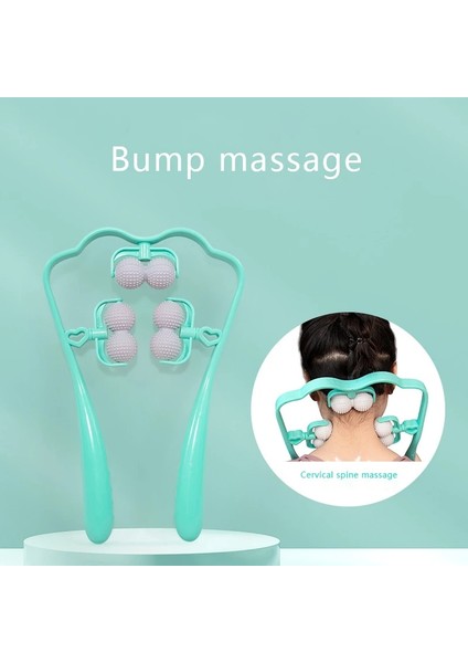 3 Basınç Noktası Terapi Boyun Massageador Massagem Rahatlatmak El Silindir Boyun Masajı Boyun Omuz Tetik Noktası Derin Masaj (Yurt Dışından)