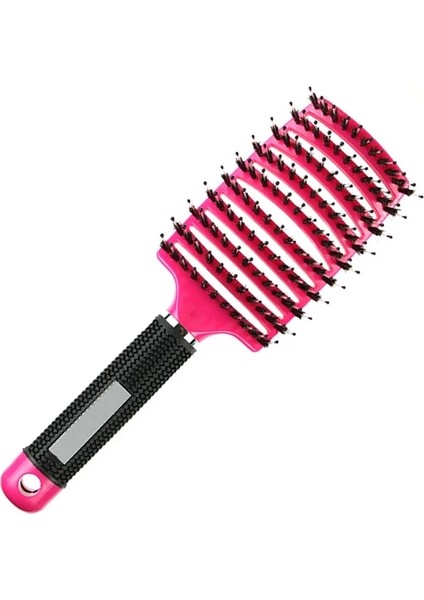 Gül Saç Derisi Masaj Tarak Saç Fırçası Rölyef Stres Erkek Kadın Islak Kıvırcık Detangle Saç Fırçası Salon Kuaförlük Şekillendirici Saç Bakımı (Yurt Dışından)