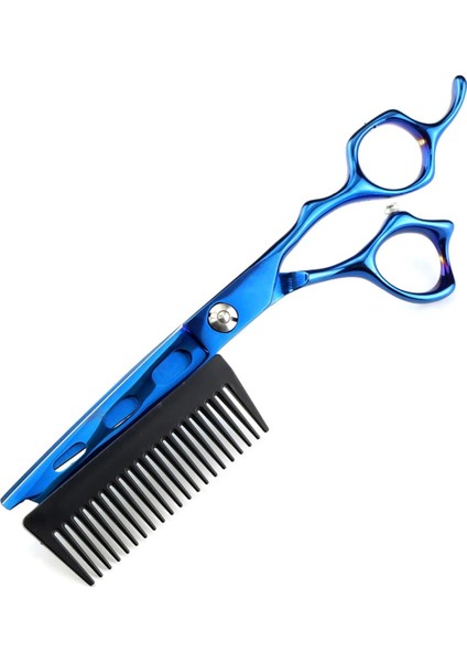 Şerit Kesme 6 Inç Profesyonel Berber Saç Makası Çıkarılabilir Tarak ile Entegre Kuaför Kesme Makası Japonya'da 440C Çelikten Yapılmış (Yurt Dışından) modelleri