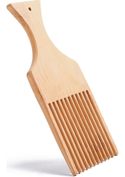 Ahşap Tarak Afro Pick Saç Kaldırma Tarağı Sakal Çekme Doğal Ahşap Hacim Verme ve Şekillendirme Aracı Statik Olmayan Tarak Uzun Diş Dolaşık Açıcı (Yurt Dışından)