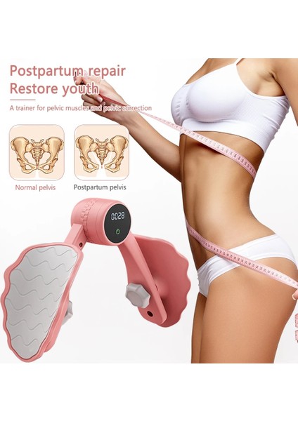 Pembe Akıllı Sayma Mesane Kontrol Kas Eğitmenleri Kadınlar Için Kalça Eğitim Ince Bacak Eğitmenler Kalça Klip Ev Fitness Ekipmanları (Yurt Dışından)