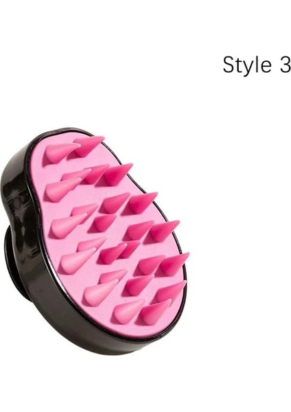 Style3 Saç Saç Derisine Masaj Şampuan Fırçası Yumuşak Masaj Şampuan Fırçası Temiz Saç Derisi Banyo Tarağı Saç Derisi Güzellik Sağlık (Yurt Dışından)