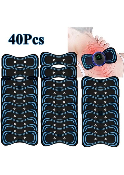 40 Adet 10-100 Adet Yedek Servikal Boyun Masajı Yamalar Kendinden Yapışkanlı Masaj Kas Stimülatörü Etiket Omuz Sırt Için (Yurt Dışından)