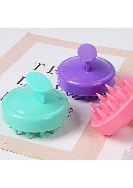 Sarı Silikon Şampuan Saç Derisi Saç Masajı Kafa Vücut Saç Derisi Masaj Fırçası Tarak Saç Yıkama Tarağı Duş Fırçası Banyo Spa Masaj Fırçası (Yurt Dışından) modelleri