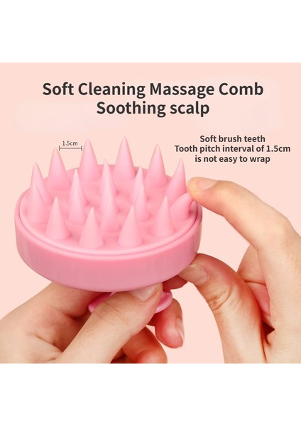 Sarı Silikon Şampuan Saç Derisi Saç Masajı Kafa Vücut Saç Derisi Masaj Fırçası Tarak Saç Yıkama Tarağı Duş Fırçası Banyo Spa Masaj Fırçası (Yurt Dışından) fırsatları