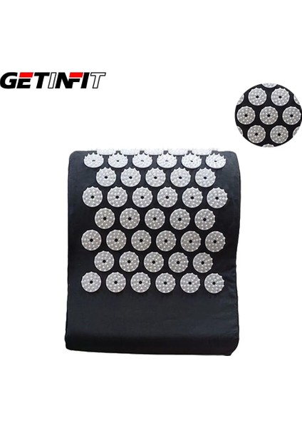 D-03 Getinfit Akupunktur Masaj Yastığı Yoga Masaj Yastığı Boyun Baş Stres Ağrısını Rahatlatmak Masaj Yastığı Başak Yoga Yastık (Yurt Dışından)