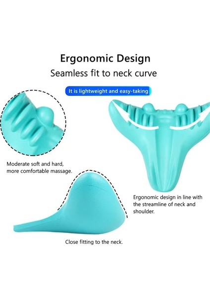 001 Boyun Vertebra Masaj Yastığı Servikal Sedye Akupunktur Bulut Çekiş Omuz Düzeltici Yaka Rahatlatıcı Rölyef Kafa Sakin (Yurt Dışından) fırsatları
