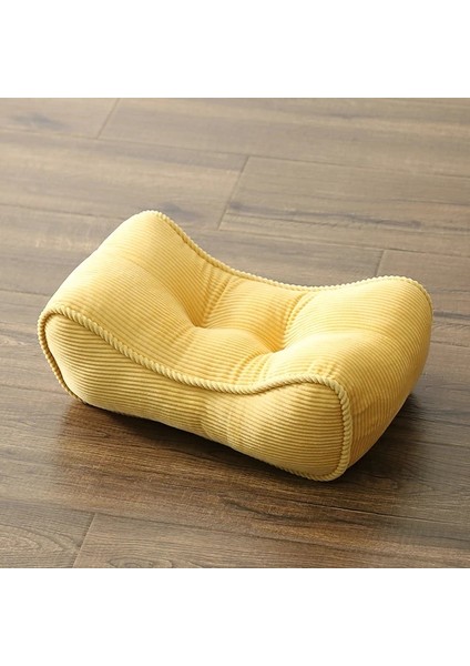 Sarı Kadife Çok Amaçlı Yastık Şekerleme Kanepe Kafalık Otomobil Ev Mobilyaları Yastıklar (Yurt Dışından)