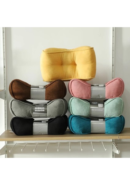 Sarı Kadife Çok Amaçlı Yastık Şekerleme Kanepe Kafalık Otomobil Ev Mobilyaları Yastıklar (Yurt Dışından) fiyatları